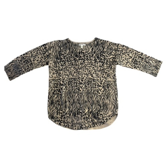 Dana Buchman Animal Print Sweater - Picture 3 of 6